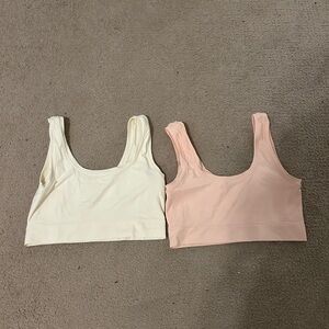 CAKES Body set of 2 lounge layer bralettes